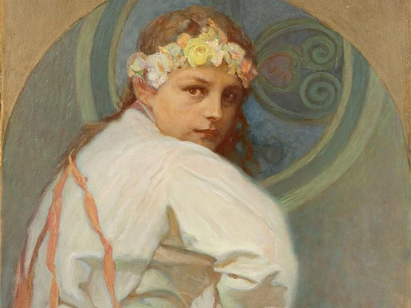 1860-Alfons Maria Mucha - Uno sguardo al futuro